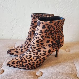 Leopard booties